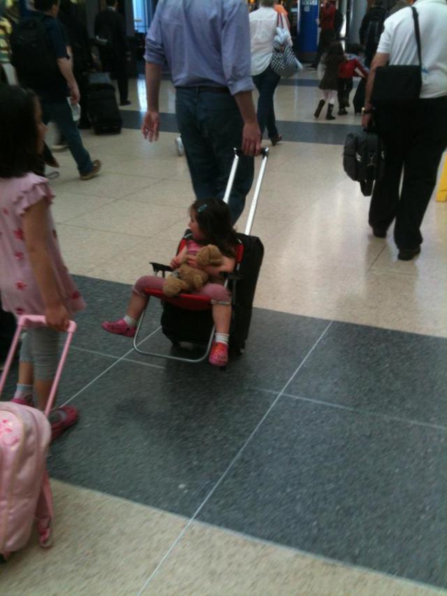 Little Girl Airport Shuttle